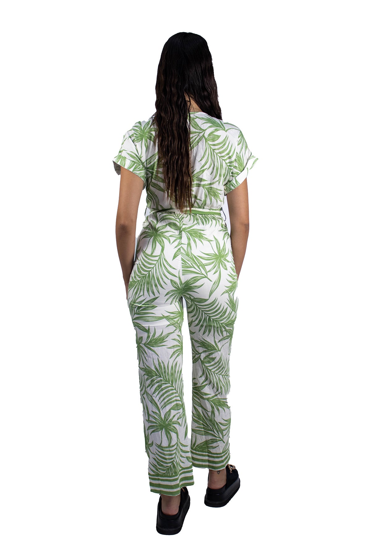 Green jumpsuit
